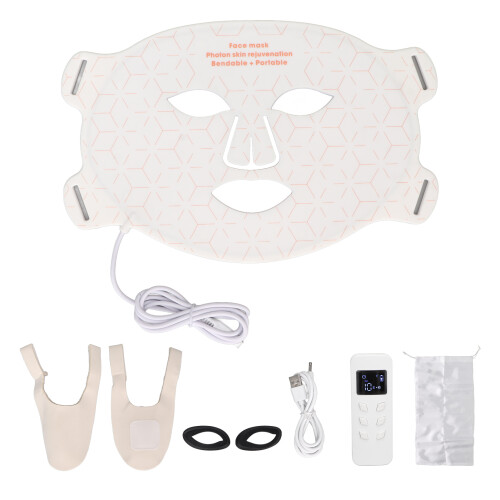 LED Gezicht Masker Silicone USB Opladen