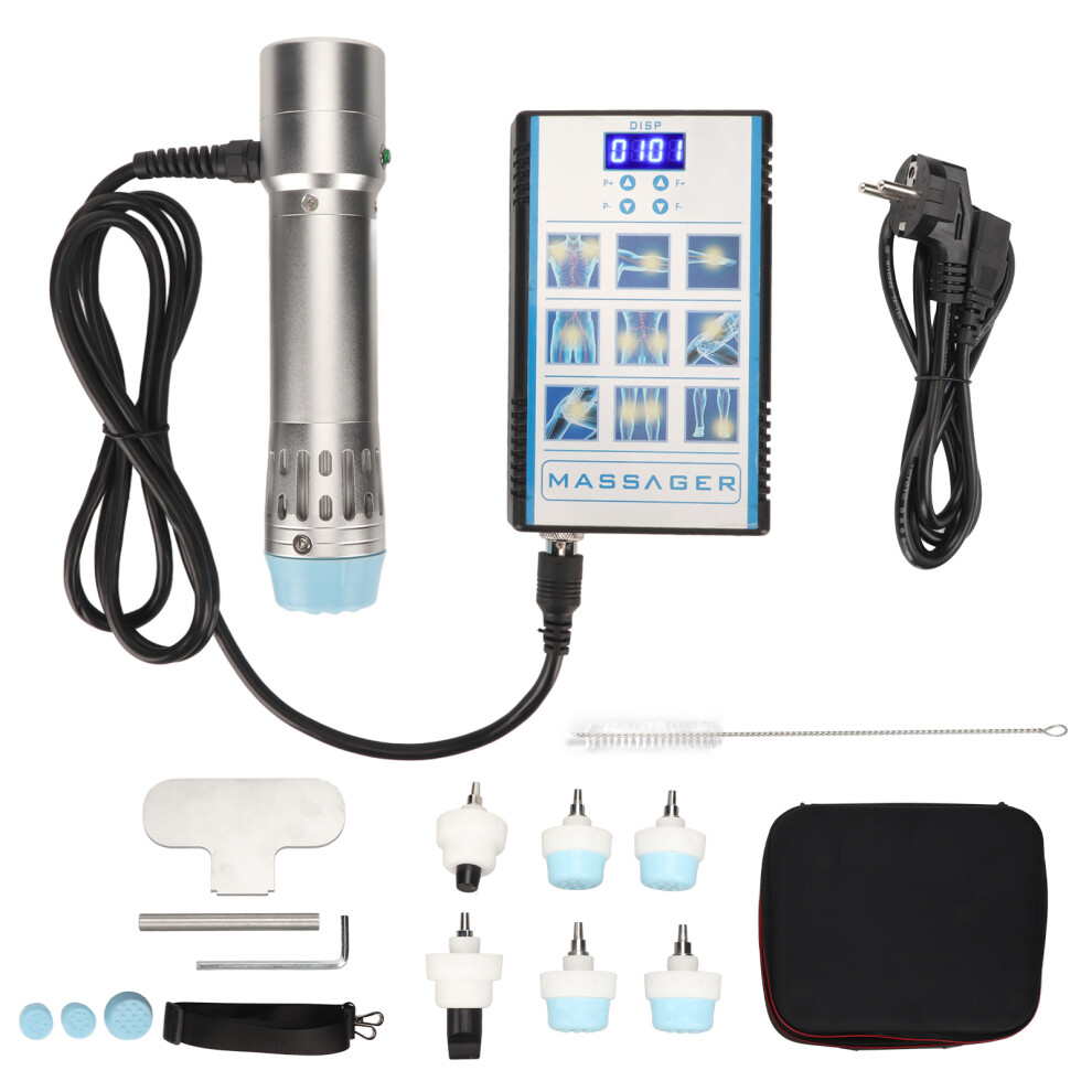 (EU Plug) Shockwave Machine Pro Soreness Relief ED Massager 100-240V US Plug