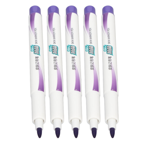 5 Set Washable Tattoo Marker Pen Ruler Microblading Eyebrow Tool 1