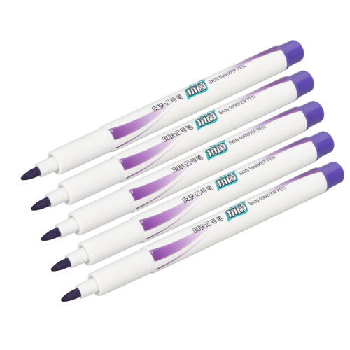5 Set Washable Tattoo Marker Pen Ruler Microblading Eyebrow Tool 2