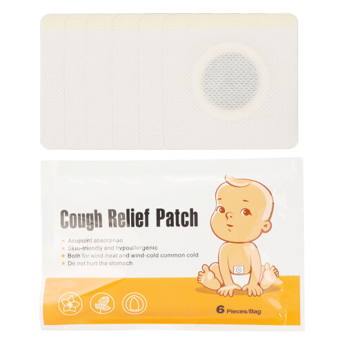 Cough Relief Patch Plant Extracts Acupoint Mild Chest Cold Sticker