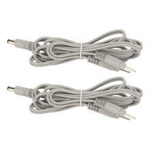 2x 1,5m Pin-Typ Kabel 5521 2856 Ersatz TENS Grau
