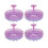 4x Kopfmassagegerät Tragbare weiche Haarbürste Scrubber 1
