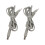 2x 4.9ft TENS Wire Grey Pin Type 5521 2856 5