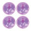 4x Kopfmassagegerät Tragbare weiche Haarbürste Scrubber 3