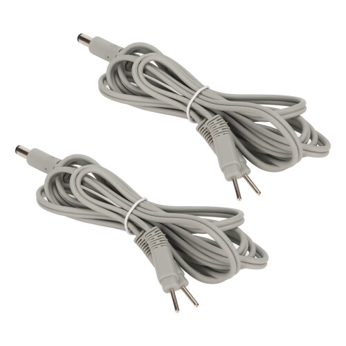 2x 4.9ft TENS Wire Grey Pin Type 5521 2856 2