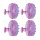 4x Kopfmassagegerät Tragbare weiche Haarbürste Scrubber 4