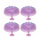 4x Kopfmassagegerät Tragbare weiche Haarbürste Scrubber 5
