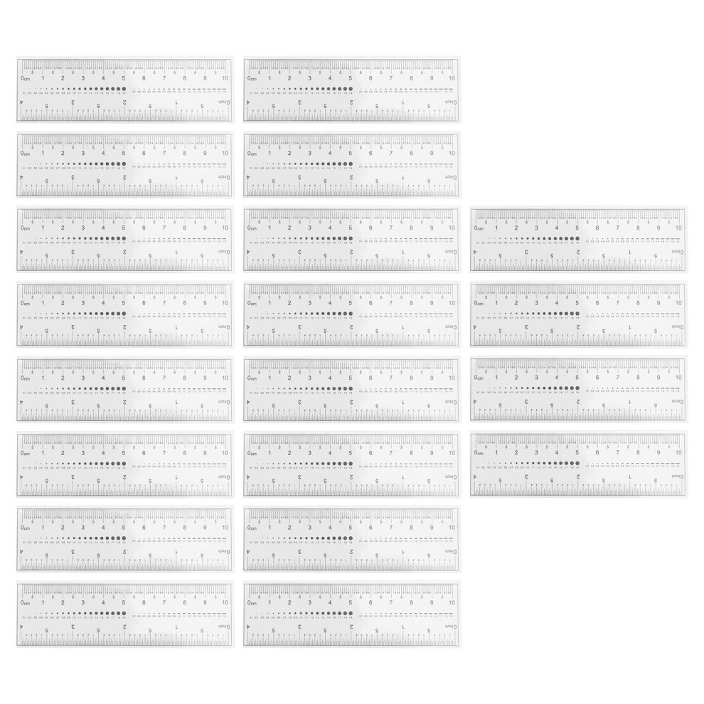 20Pcs Eyebrow Template Ruler Foldable Stencil For Home Travel 461605473567