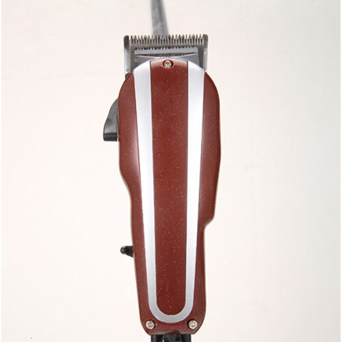 Herren-Haarschneider Edelstahl ergonomisch rot 2