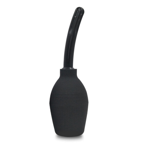 Anal-Dusche 310ml Schwarz Wiederverwendbar Weich