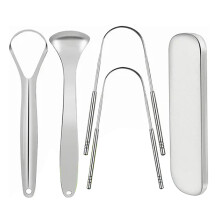 Set Raschietto Lingua in Acciaio Inox Sicuro