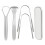 Stainless Steel Tongue Scraper Set 1