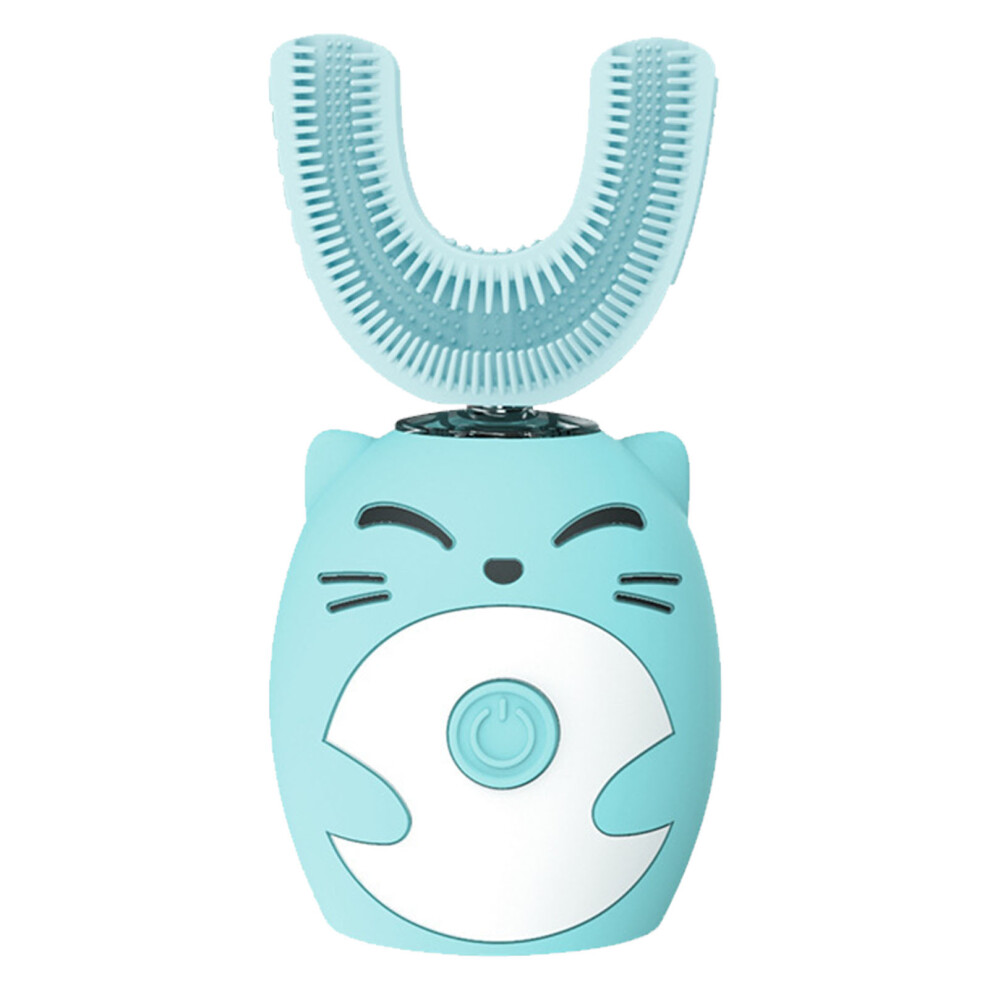 Kids U-Shaped Silicone Toothbrush Soft Bristle Electric