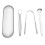 Stainless Steel Tongue Scraper Set 4