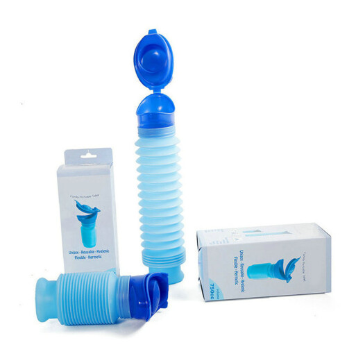 Blauwe 750ML Herbruikbare Urinefles voor Auto 1