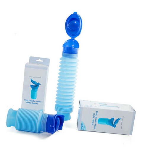 Blauwe 750ML Herbruikbare Urinefles voor Auto 2