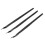 3x Ultrafeine Angled Eyeliner Pinsel Set 1