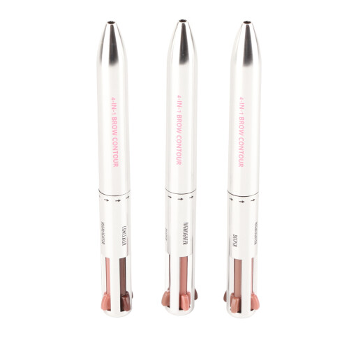 3x 4-in-1 Wenkbrauw Highlighter Pen