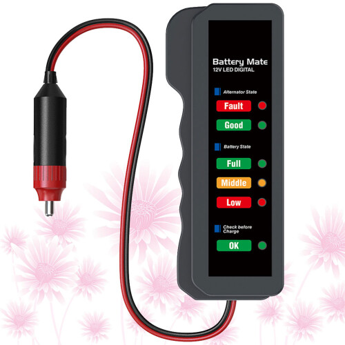 12 V Bilbatteritestare Mätare Batteri 1