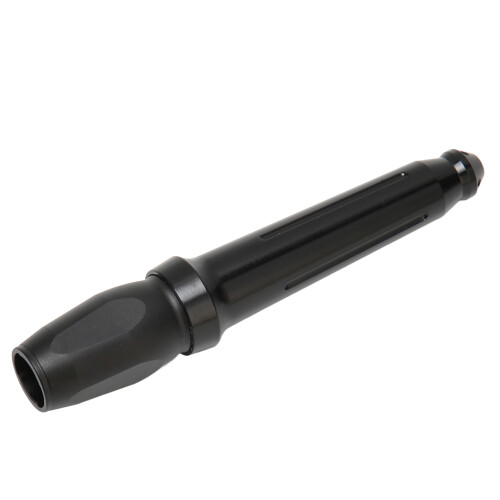 (Black) Penna Tattoo Manuale in Alluminio Portatile Nera 1