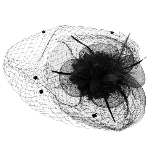 Fascinator Hatt Nät Till Halloween Kostym