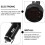 2 -In-1 Two-Color Display Voltmeter Thermometer Car Temperature Gauge 9