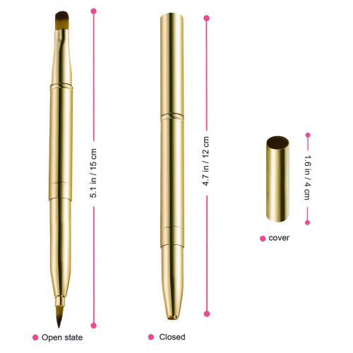 Ended Lip Brush, Utviklar Concealerborste För Och 1