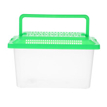 Bärbar Fiskbassäng Transparent Sköldpaddslåda För Hamster