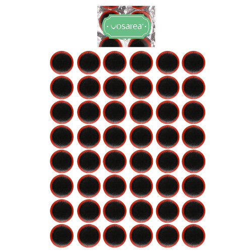 48Pcs 30Mm Moped Däck Luftkudde Hålreparationsplåster Gummipatch 2