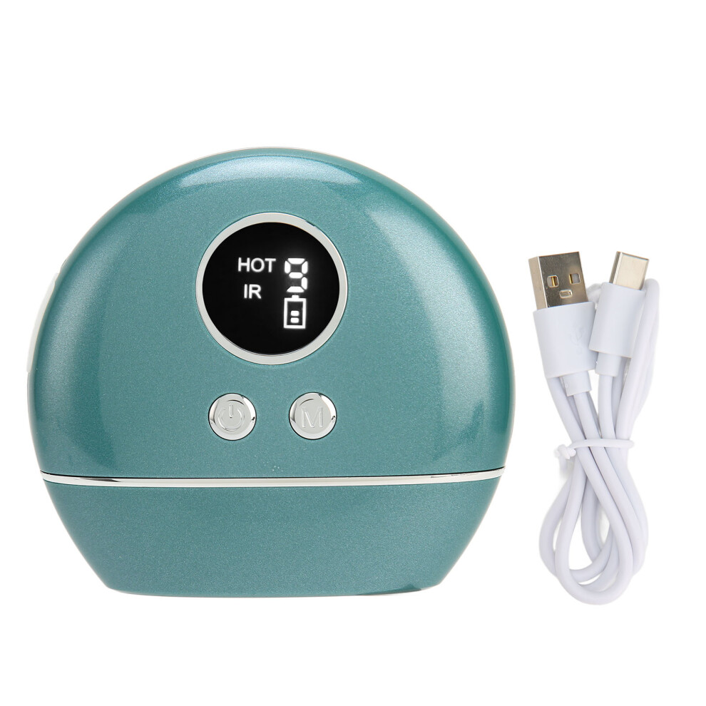 Electric Gua Sha Tool with Heated Vibration for Face Lift Green