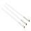 3pcs Angled Eyeliner Brush Ultra Thin Slanted White 2