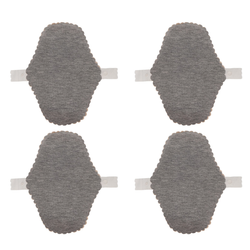 (18.5x13.5cm / 7.3x5.3in) Reusable Menstrual Pads 4pcs 25x16.5cm Leakage Proof Soft Absorbent