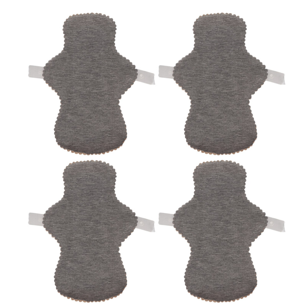 (25x16.5cm / 9.8x6.5in) Reusable Menstrual Pads 4pcs 25x16.5cm Leakage Proof Soft Absorbent