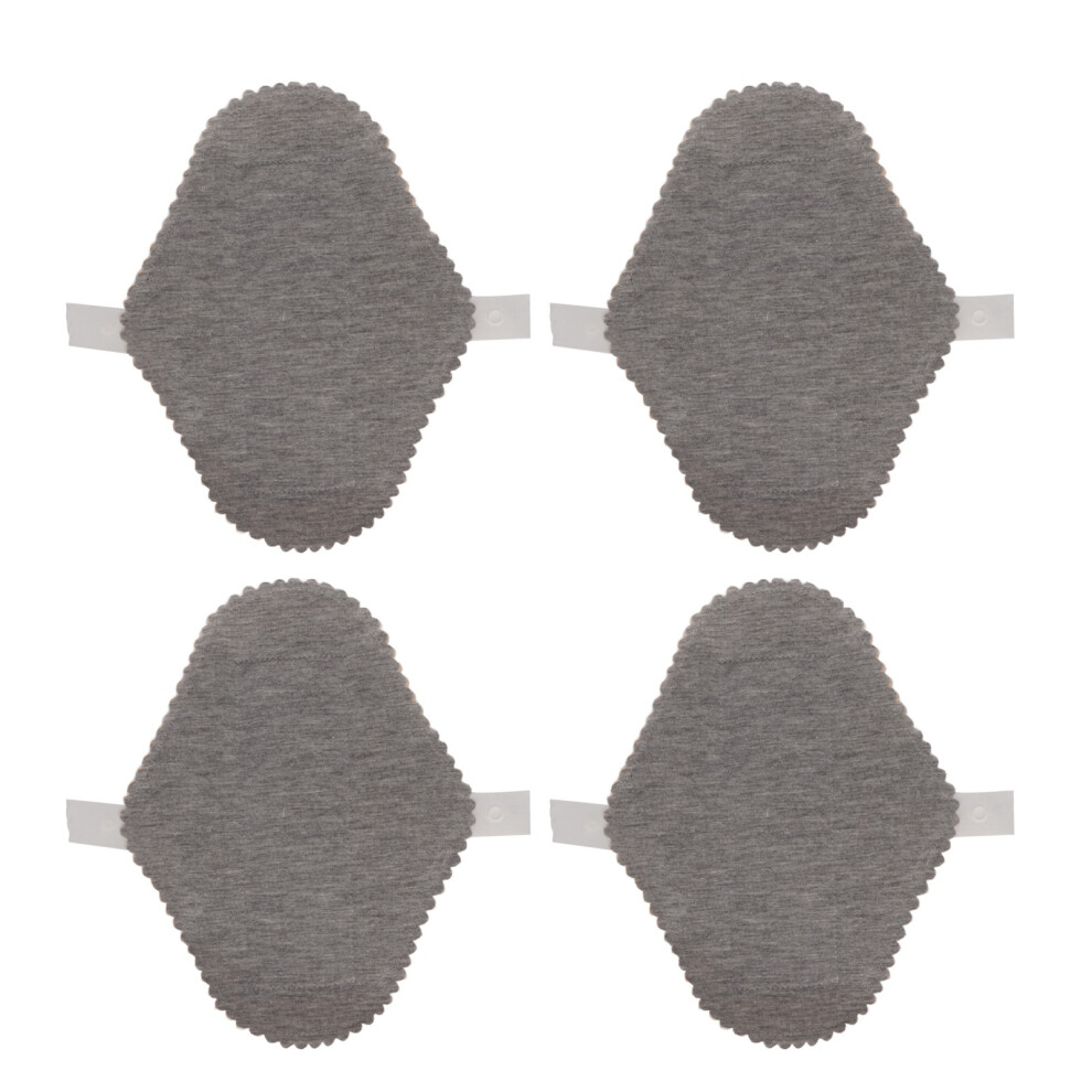 (22x16cm / 8.7x6.3in) Reusable Menstrual Pads 4pcs 25x16.5cm Leakage Proof Soft Absorbent
