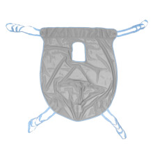(XL) Patientenliftgurt 4 Positionen 230KG Mesh XL atmungsaktiv