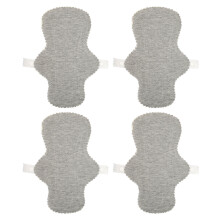 (L) 4pcs Cloth Panty Liners Graphene Absorbent Breathable Washable Women L