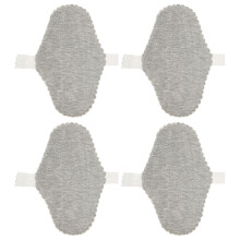 (S) 4pcs Cloth Panty Liners Graphene Absorbent Breathable Washable Women L