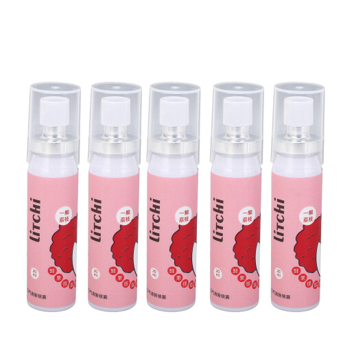 5PCS Bad Breath Oral Spray Lychee 20ml Non Irritating 1