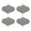 (M) 4PCS Washable Graphene Leakproof Breathable Pads 2
