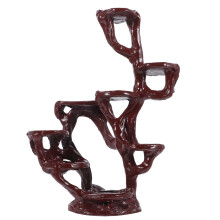 N Multi-Layer Resin Pflanzhalter Dunkelbraun Für Zimmerpflanzen