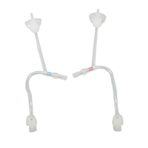 Silicone Ear Hearing Aid Sound Tubes Slim Replacement 2