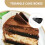 10Pcs Triangle Cake Box Plast Förpackningslåda Svart 6