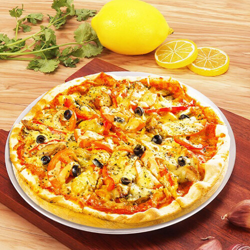 1 St Käppskiva Rund Hållbar För Pizza (Silver) 2
