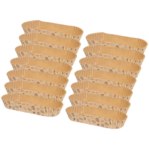 100Pcs Engångs Tårtkopp Båtformad -Klibbig Tårtform
