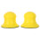 2St 3 75 Mm PU Slipunderlag För Handslipblock (Gul) 11