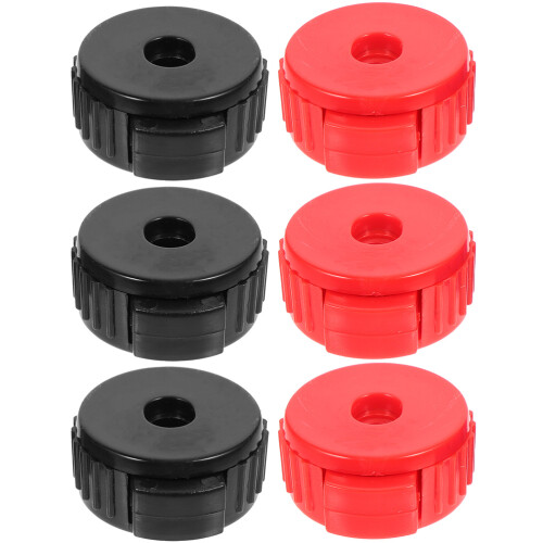 6Pcs Cymbal Snabbkopplingsmutter Trummelmutter Fästlås 2