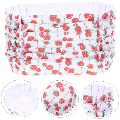 100Pcs Engångs Matbåtar, Mångfunktionella Hotdoghållare, Pappersbåtar 1