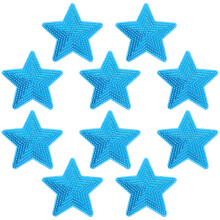10St Klistermärken Underkläder Med Ljusstensbroderi, Blå
