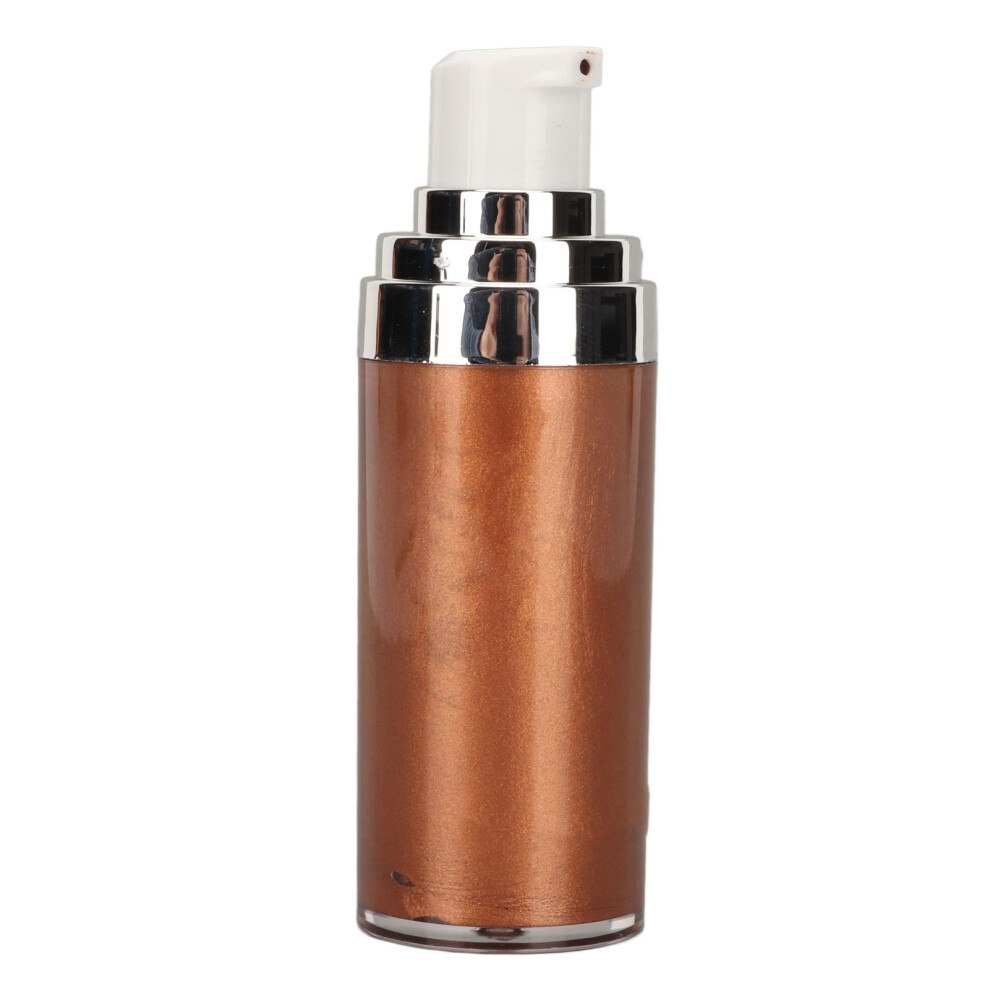 (04 Golden Brown) Body Glitter Highlighter Cream 20ml Pearl White